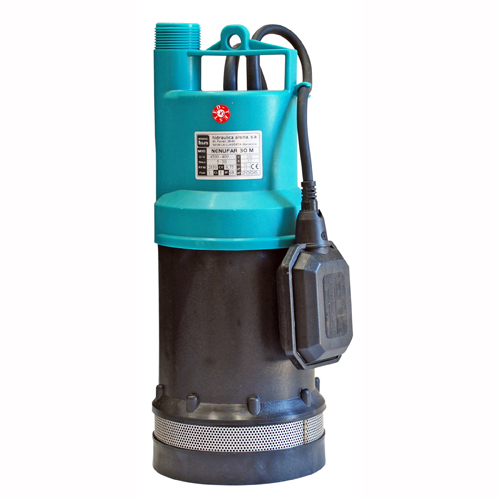 Azul Korman 500361 Bomba submergible para aguas limpias 400 W, flotador integrado